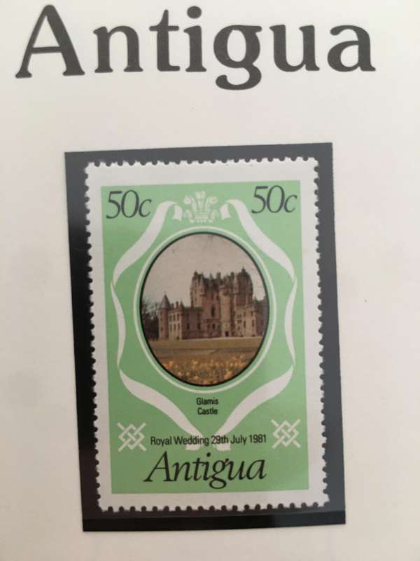 ANTIGUA - ROYAL WEDDING OF PRINCE CHARLES & LADY DIANA 1981 - MINT STAMPS