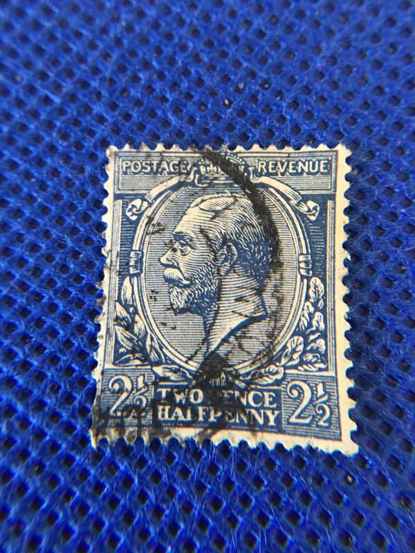 GREAT BRITAIN KING GEORGE V 1912 USED STAMP