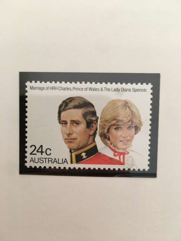 AUSTRALIA  - ROYAL WEDDING OF PRINCE CHARLES & LADY DIANA - 1981 - 2 MINT STAMPS