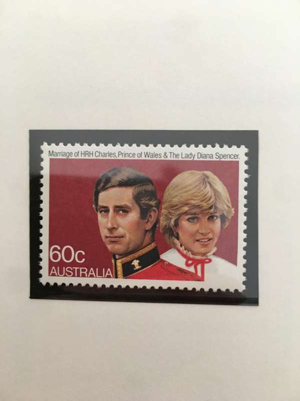 AUSTRALIA  - ROYAL WEDDING OF PRINCE CHARLES & LADY DIANA - 1981 - 2 MINT STAMPS