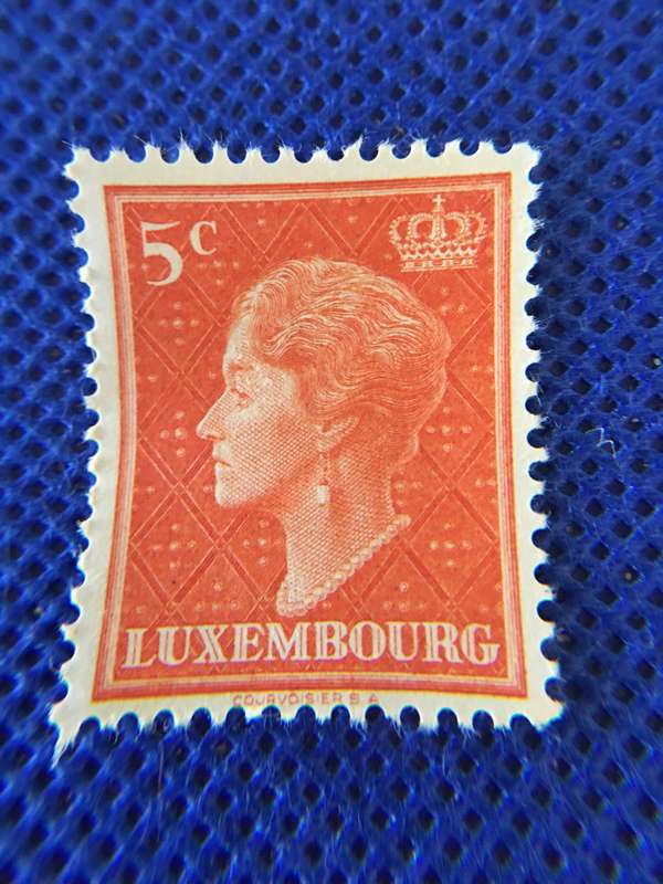 LUXEMBOURG 5c UNUSED DUTCHES  STAMP