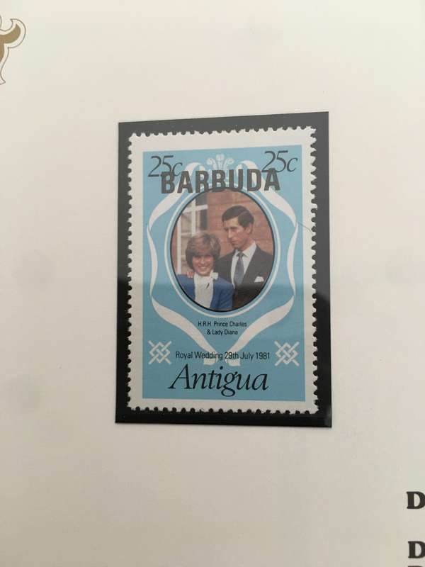 BARBUDA - ROYAL WEDDING OF H.H. PRINCE CHARLES & LADY DIANA - 1981  - MINT STAMPS