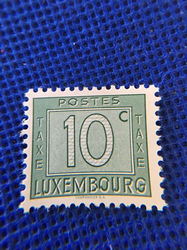 LUXEMBOURG UNUSED TAX 10c STAMP
