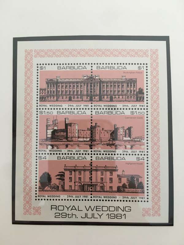 BARBUDA - ROYAL WEDDING OF H.H. PRINCE CHARLES & LADY DIANA - 1981  - MINT STAMPS