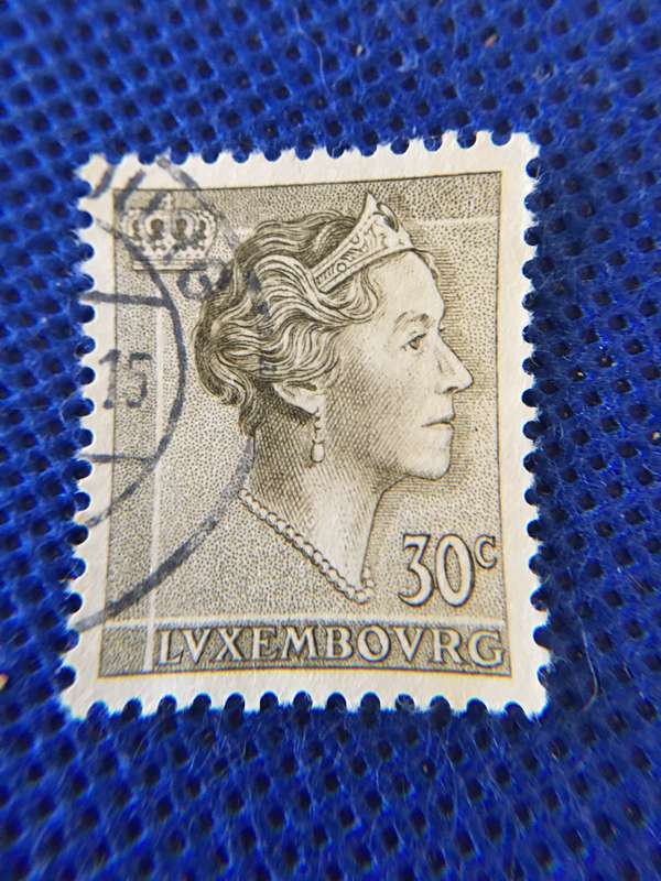 LUXEMBOURG  USED 30c DUTCHESS STAMP