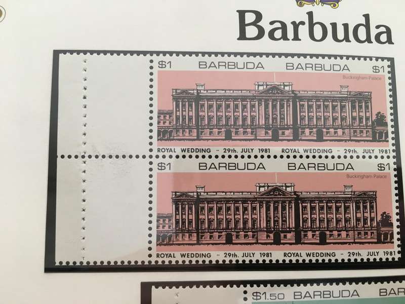 BARBUDA - ROYAL WEDDING OF H.H. PRINCE CHARLES & LADY DIANA - 1981  - MINT STAMPS