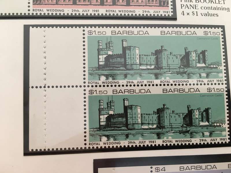 BARBUDA - ROYAL WEDDING OF H.H. PRINCE CHARLES & LADY DIANA - 1981  - MINT STAMPS
