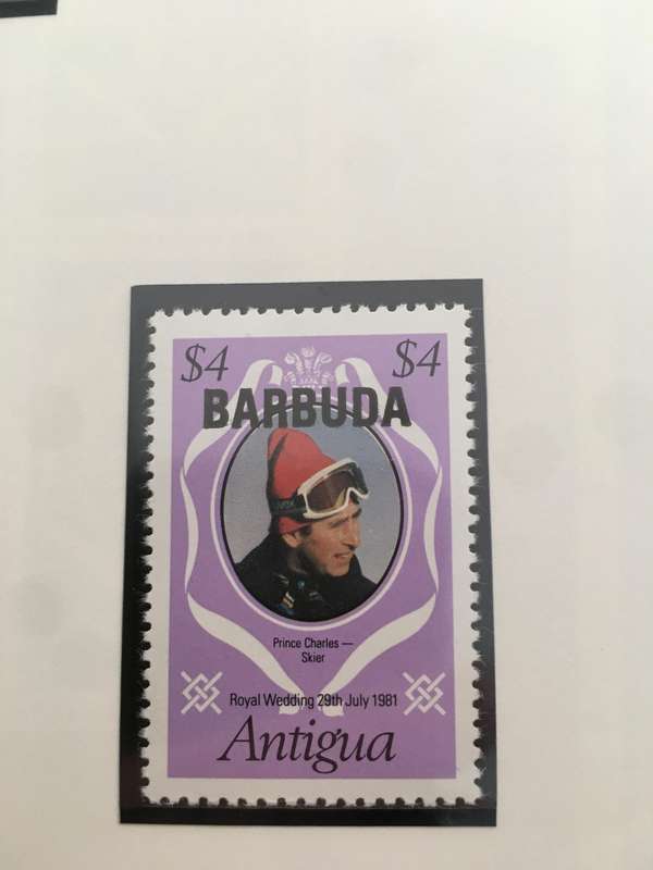 BARBUDA - ROYAL WEDDING OF H.H. PRINCE CHARLES & LADY DIANA - 1981  - 3 MINT STAMPS