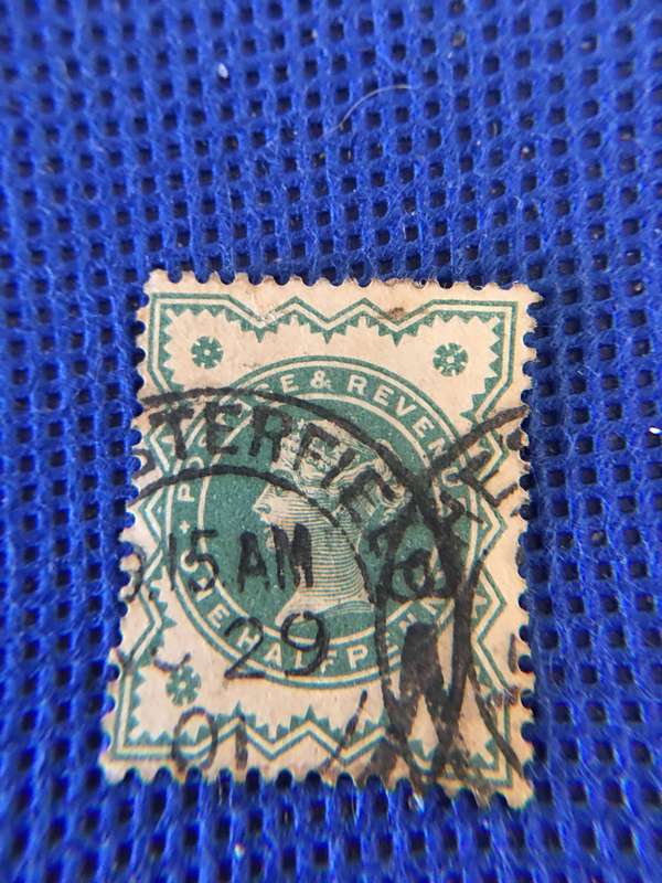 GREAT BRITAIN USED QUEEN VICTORIA POSTAGE STAMP