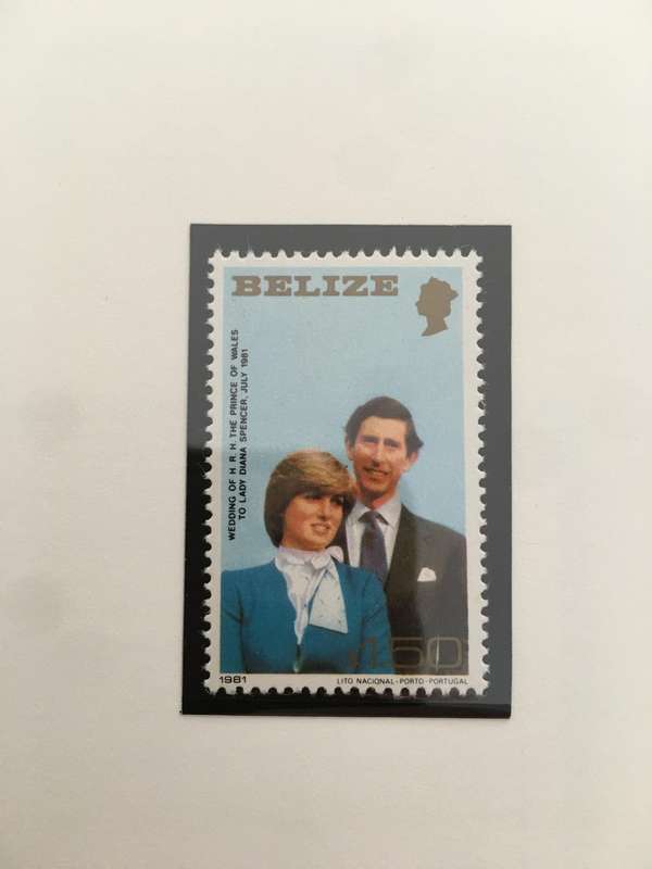 BELIZE - ROYAL WEDDING OF H.H. PRINCE CHARLES & LADY DIANA - 1981 - SET OF 6 MINT STAMPS