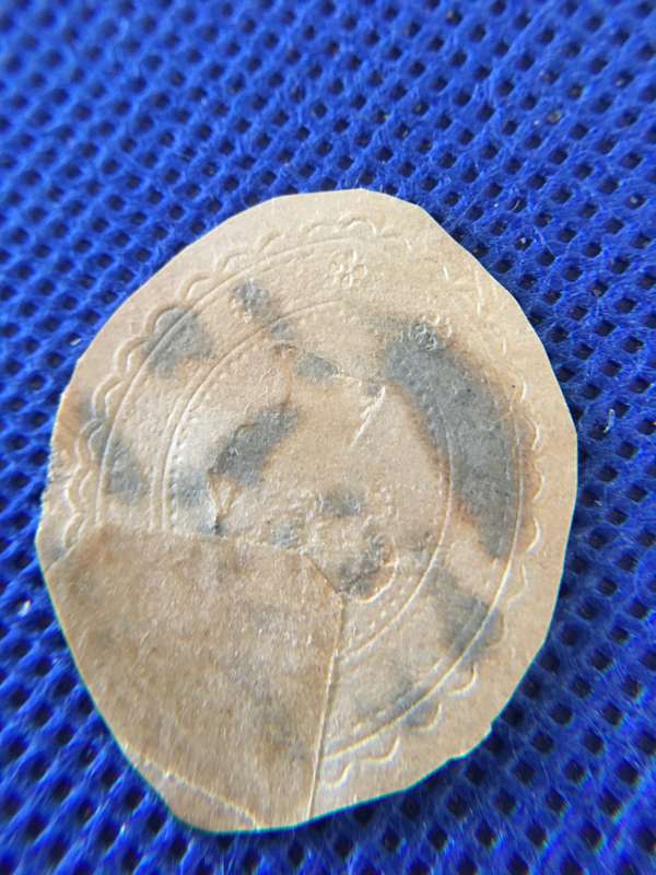 GREAT BRITAIN QUEEN VICTORIA EMBOSSED POSTAGE STAMP 2 PENCE