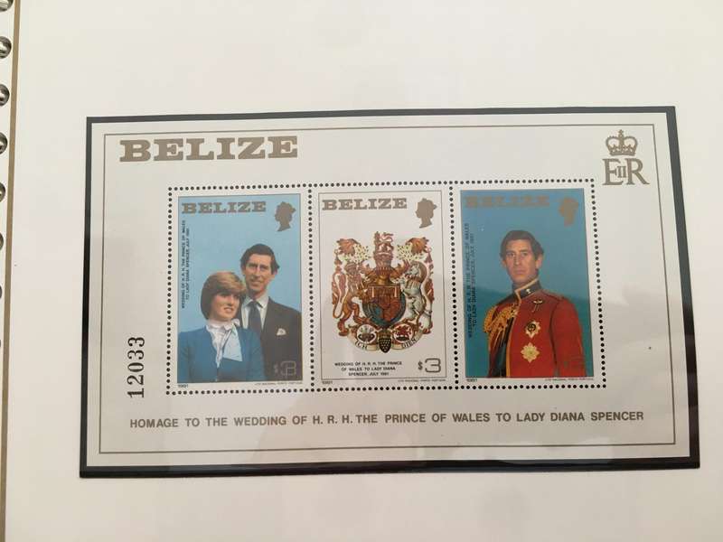 BELIZE - ROYAL WEDDING OF H.H. PRINCE CHARLES & LADY DIANA - 1981 - SOUVENIR SHEET
