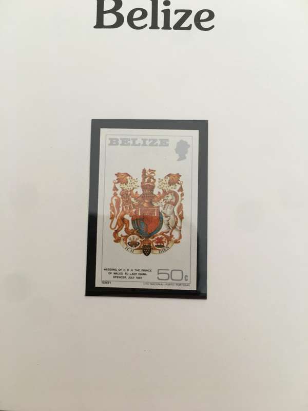 BELIZE - ROYAL WEDDING OF H.H. PRINCE CHARLES & LADY DIANA - 1981 - 3 MINT STAMPS