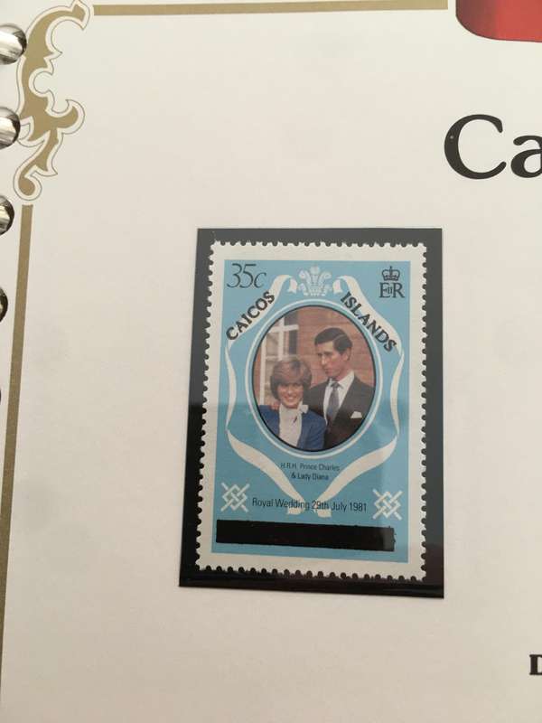 CAICOS ISLANDS - ROYAL WEDDING OF H.H. PRINCE CHARLES & LADY DIANA - 1981 - MINT STAMPS