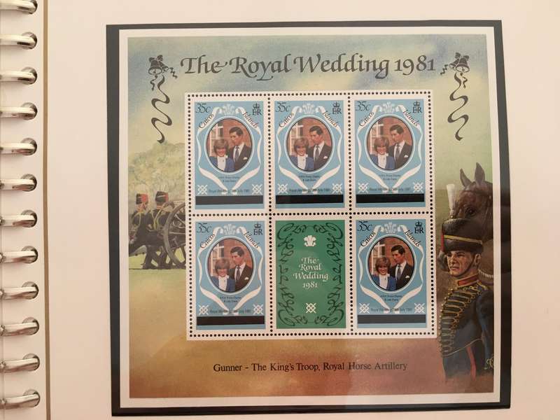 CAICOS ISLANDS - ROYAL WEDDING OF H.H. PRINCE CHARLES & LADY DIANA - 1981 - MINT STAMPS