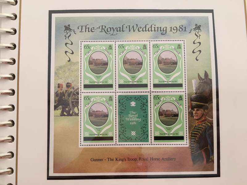 CAICOS ISLANDS - ROYAL WEDDING OF H.H. PRINCE CHARLES & LADY DIANA - 1981 - MINT STAMPS