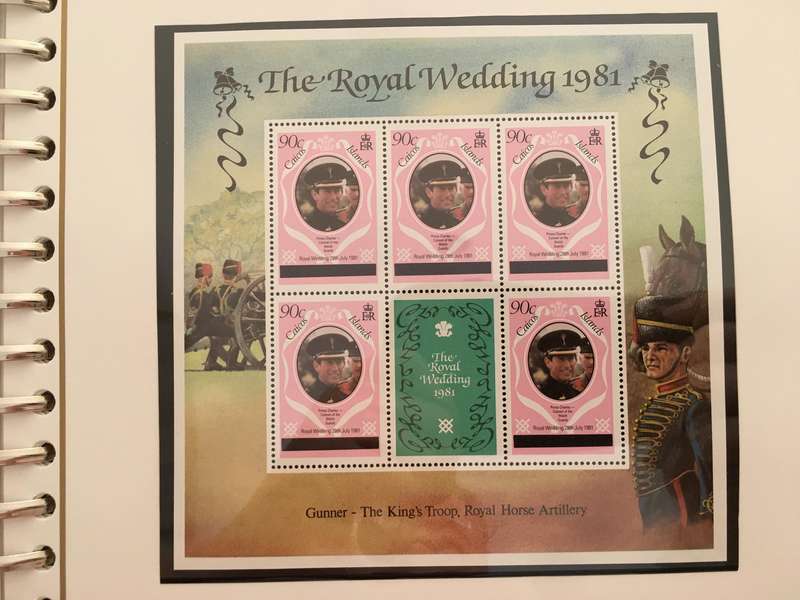CAICOS ISLANDS - ROYAL WEDDING OF H.H. PRINCE CHARLES & LADY DIANA - 1981 - MINT STAMPS