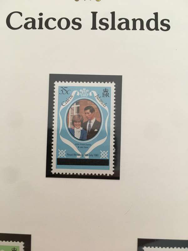 CAICOS ISLANDS - ROYAL WEDDING OF H.H. PRINCE CHARLES & LADY DIANA - 1981 - MINT STAMPS