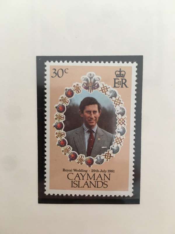 CAYMAN ISLANDS THE ROYAL WEDDING OF PRINCE CHARLES AND LADY DIANA 1981 MINT STAMPS