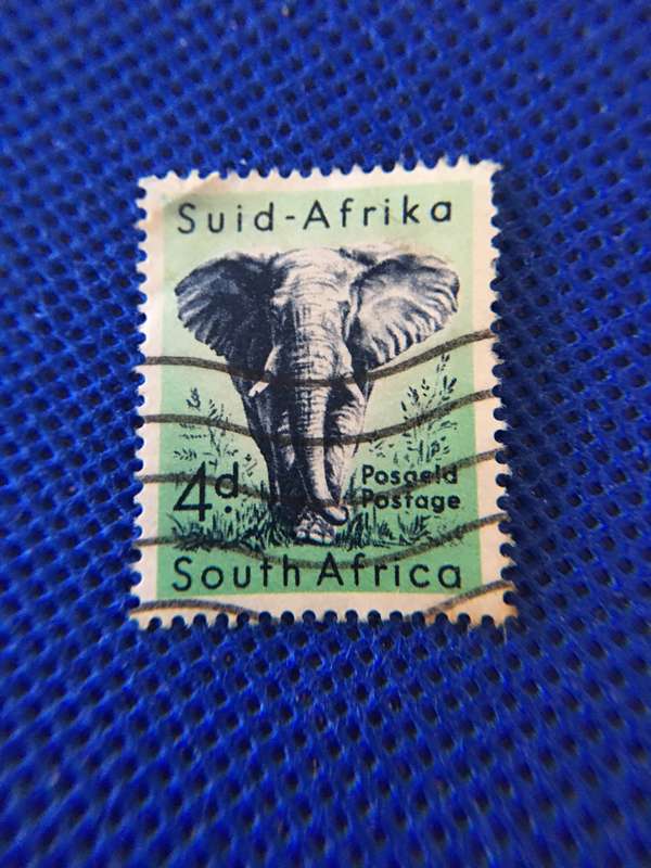 SOUTH AFRICA USED STAMP - ELEPHANT