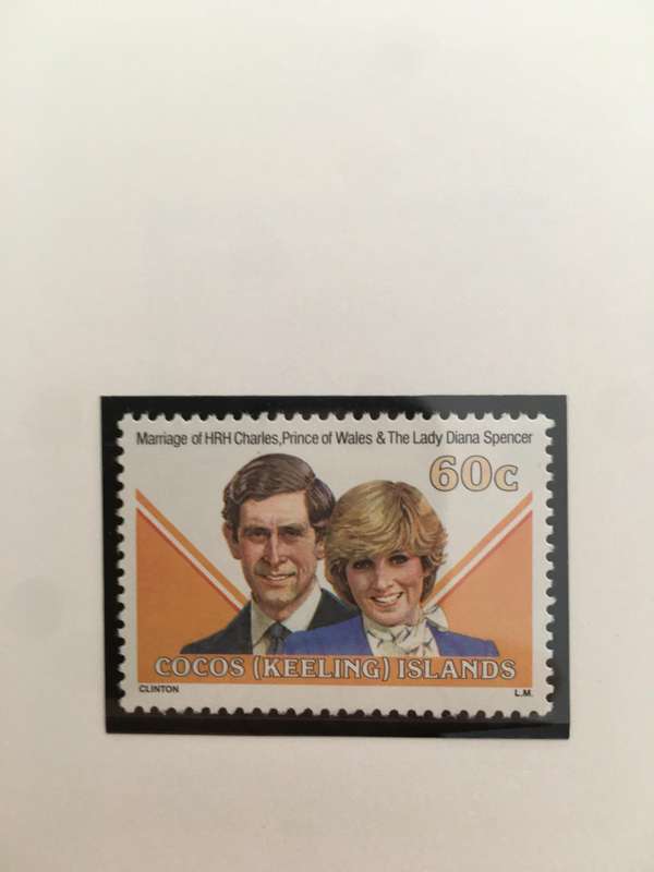 COCOS ISLANDS - ROYAL WEDDING OF PRINCE CHARLES AND LADY DIANA - 1981