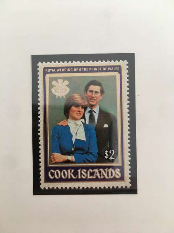 COOK ISLANDS - THE ROYAL WEDDING OF PRINCE CHARLES  AND LADY DIANA 1981