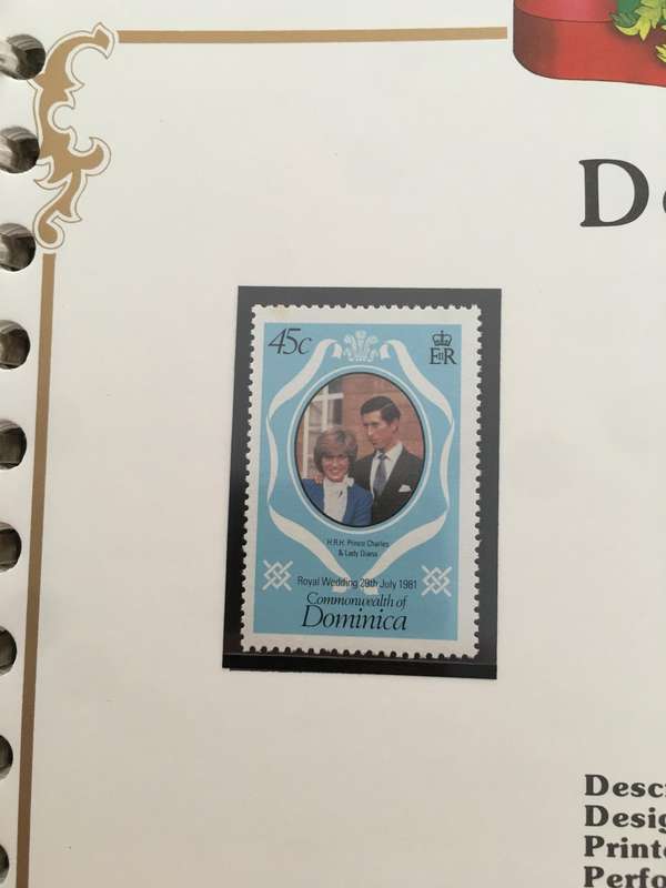 DOMINICA - ROYAL WEDDING OF PRINCE CHARLES AND LADY DIANA - 1981