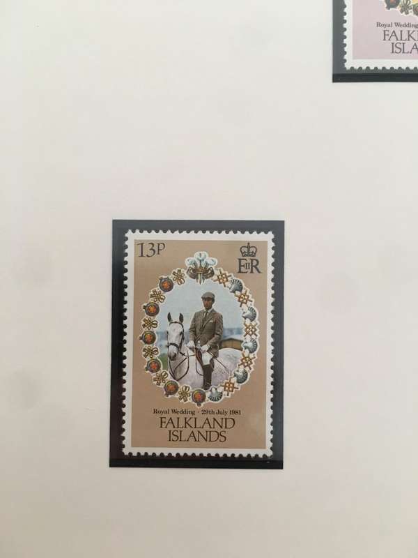 FALKLAND ISLANDS - THE ROYAL WEDDING OF PRINCE CHARLES  AND LADY DIANA - 1981  3 MINT STAMPS