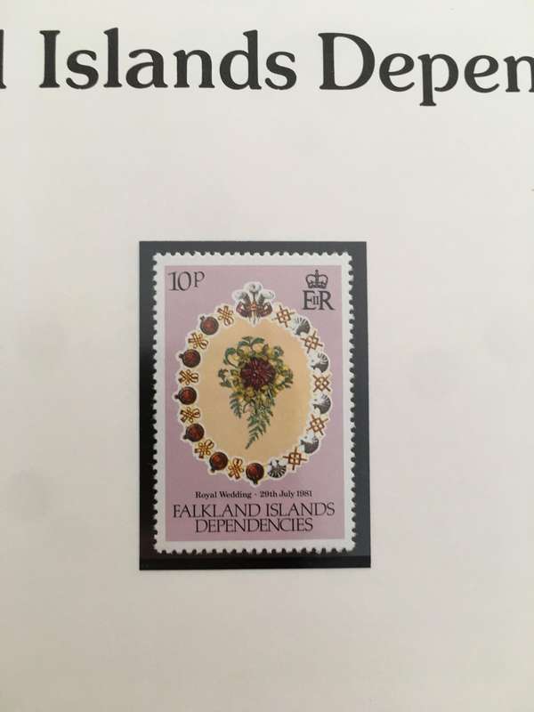 FALKLAND ISLANDS DEPENDENCIES - THE ROYAL WEDDING OF PRINCE CHARLES AND LADY DIANA - 1981