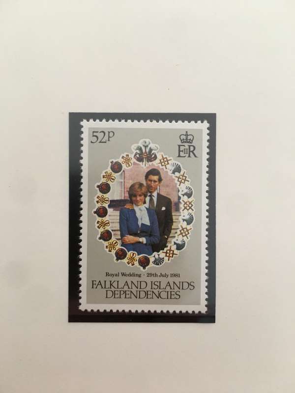 FALKLAND ISLANDS DEPENDENCIES - THE ROYAL WEDDING OF PRINCE CHARLES AND LADY DIANA - 1981