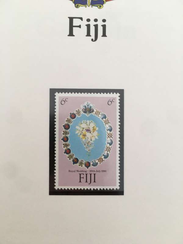 FIJI- ROYAL WEDDING OF PRINCE CHARLES  AND  LADY DIANA - 1981
