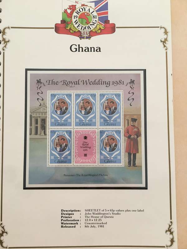 GHANA - ROYAL WEDDING OF PRINCE CHARLES AND LADY DIANA - 1981