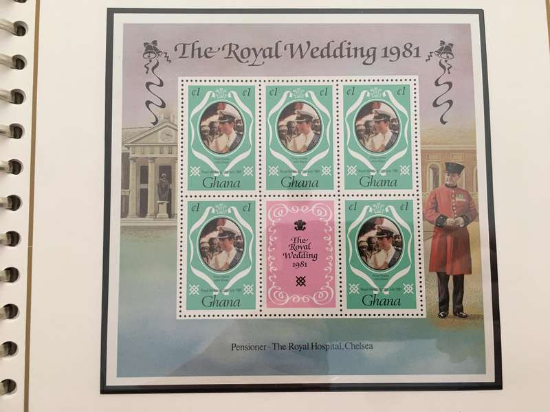 GHANA - ROYAL WEDDING OF PRINCE CHARLES AND LADY DIANA - 1981  -
