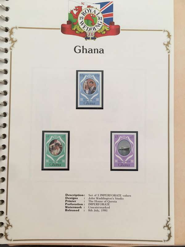 GHANA - ROYAL WEDDING OF PRINCE CHARLES AND LADY DIANA - 1981