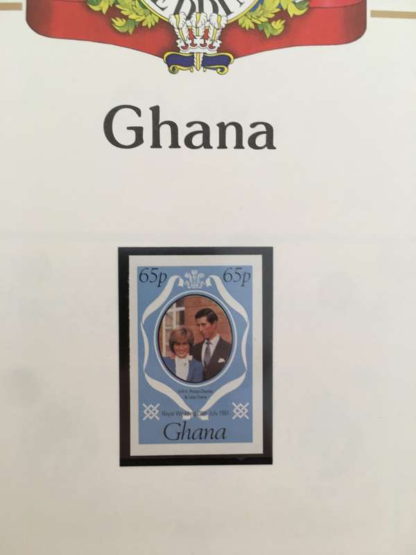 GHANA - ROYAL WEDDING OF PRINCE CHARLES AND LADY DIANA - 1981