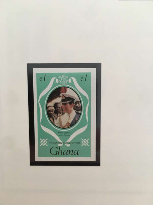 GHANA - ROYAL WEDDING OF PRINCE CHARLES AND LADY DIANA - 1981