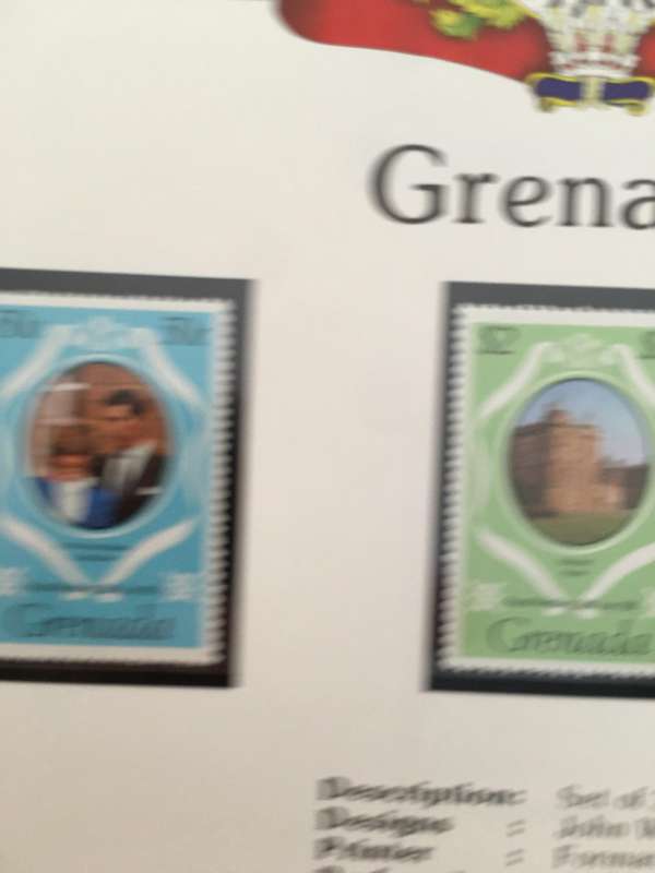 GRENADA - ROYAL WEDDING OF PRINCE CHARLES AND LADY DIANA 1981 -  MINT STAMPS