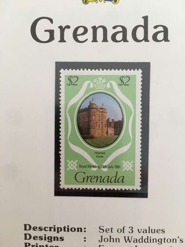 GRENADA - ROYAL WEDDING OF PRINCE CHARLES AND LADY DIANA 1981 -  MINT STAMPS