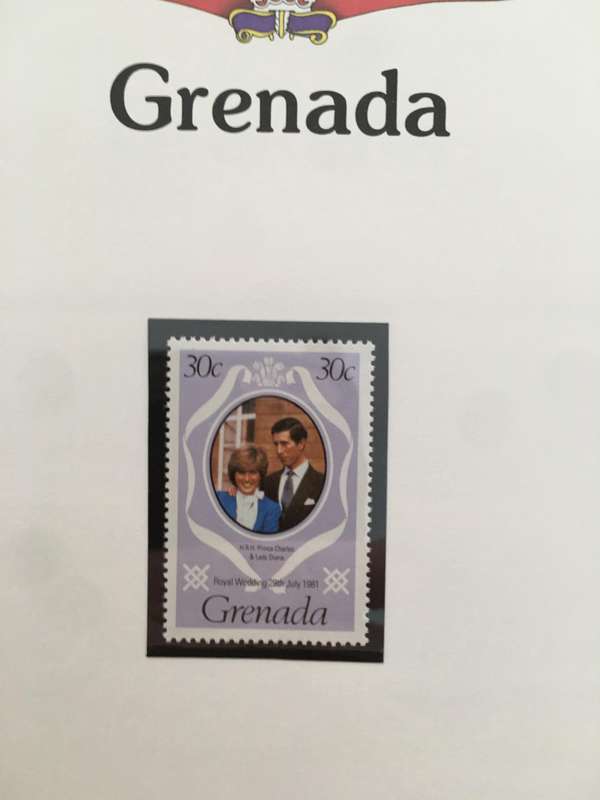 GRENADA - ROYAL WEDDING OF PRINCE CHARLES AND LADY DIANA 1981 -  MINT STAMPS