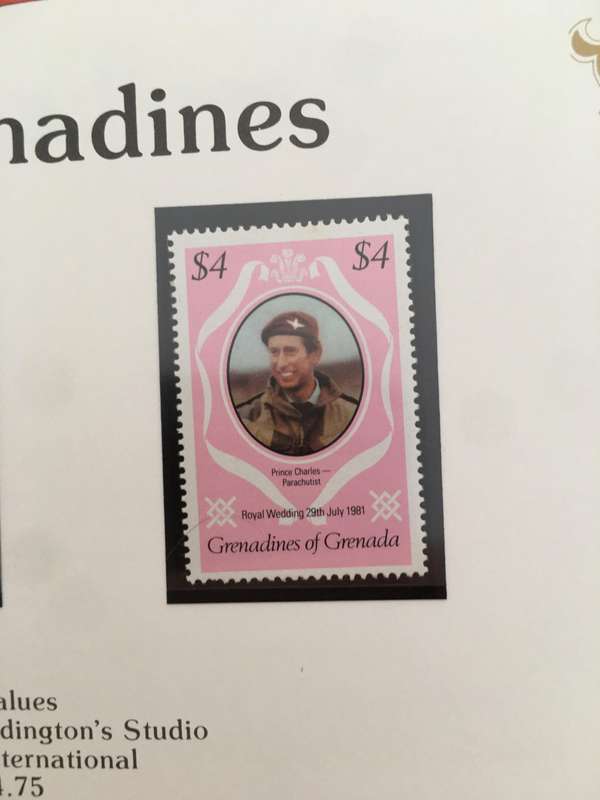 GRENADA GRENADINES - THE ROYAL WEDDING OF PRINCE CHARLES AND LADY DIANA 1981 - MINT STAMPS