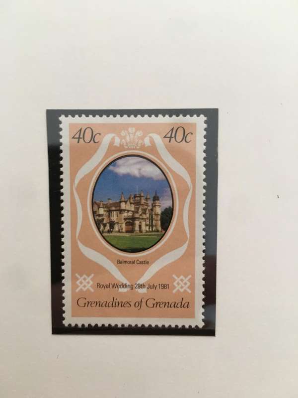 GRENADA GRENADINES - THE ROYAL WEDDING OF PRINCE CHARLES AND LADY DIANA 1981 - MINT STAMPS