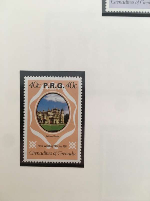 GRENADA GRENADINES - THE ROYAL WEDDING OF PRINCE CHARLES AND LADY DIANA 1981 - MINT STAMPS