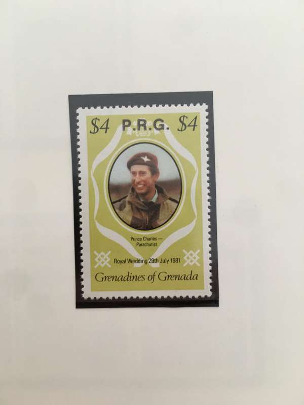 GRENADA GRENADINES - THE ROYAL WEDDING OF PRINCE CHARLES AND LADY DIANA 1981 - MINT STAMPS