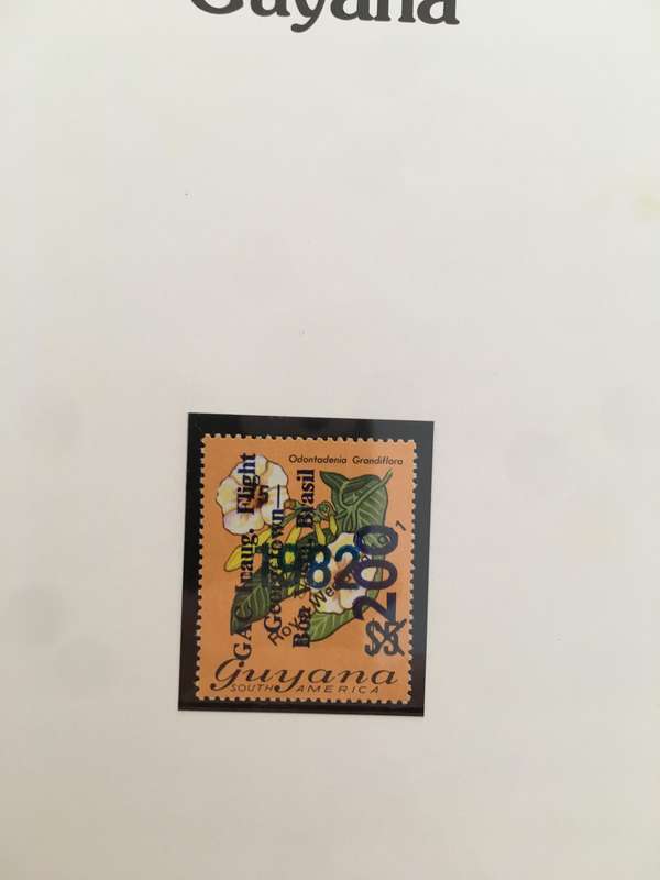 GUYANA  PARCEL POST  ROYAL WEDDING  BLACK OVER PRINTS