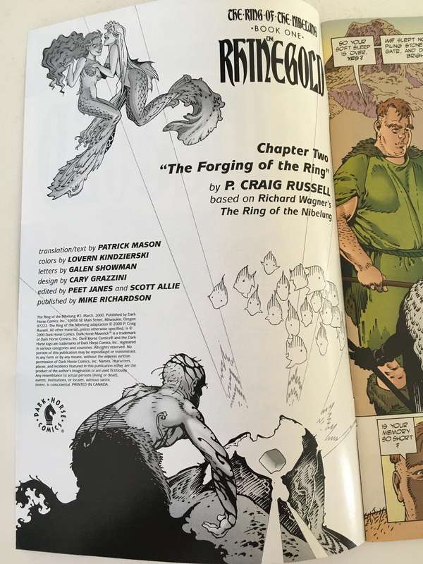 DARK HORSE COMICS - THE RING OF THE NIBELUNG - NO. 2 - 2000 - AS NEW
