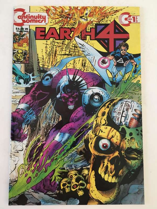 CONTINUITY COMICS - EARTH 4 -  VOL. 2  NO. 1  - 1993 - AS NEW