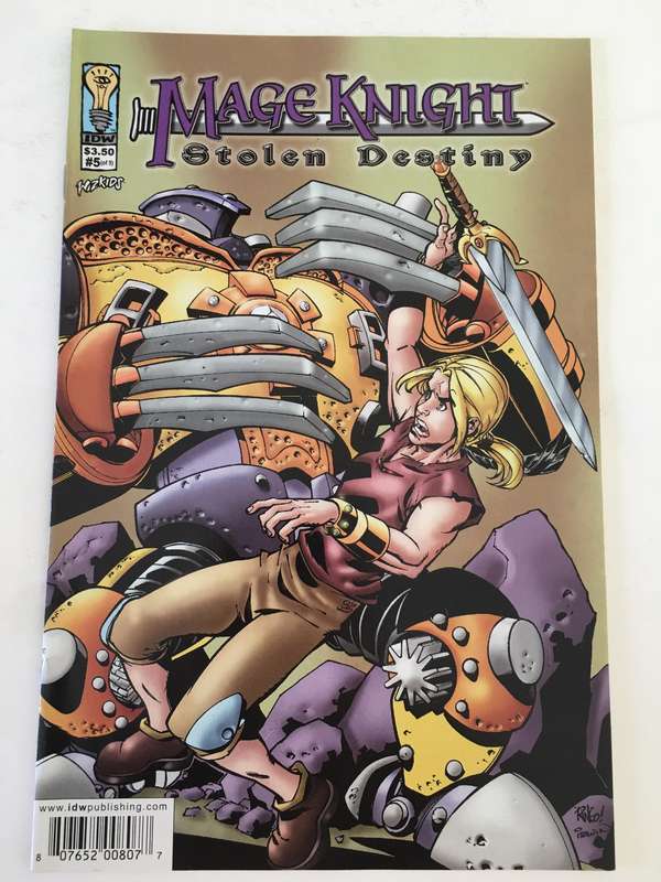 IDW COMICS - MAGE KNIGHT - STOLEN DESTINY  AS NEW - NO. 5 - 2003