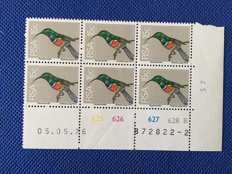 SOUTH AFRICA - MINT BLOCK OF STAMPS 15c