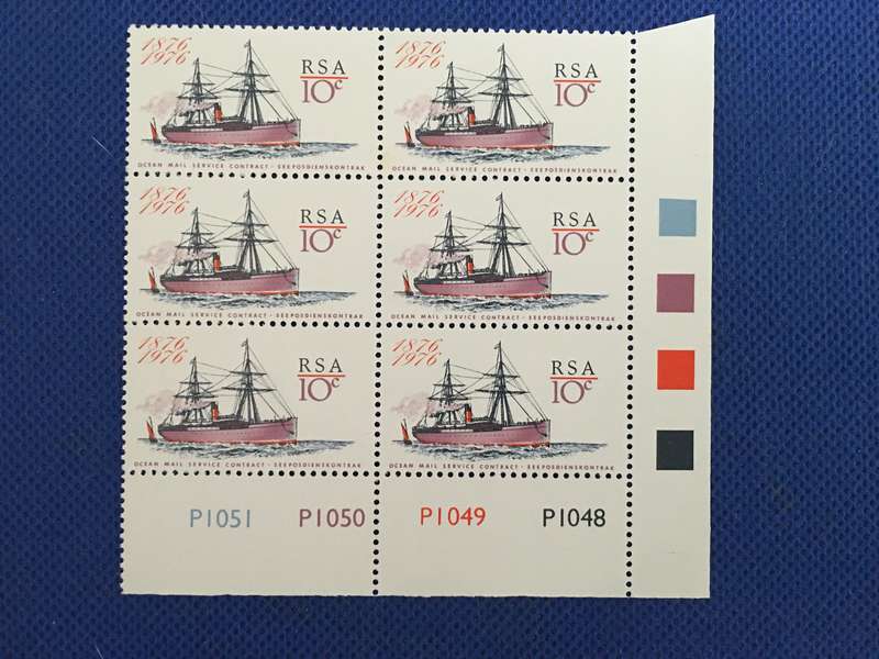 SOUTH AFRICA MINT BLOCK OF STAMPS 10c