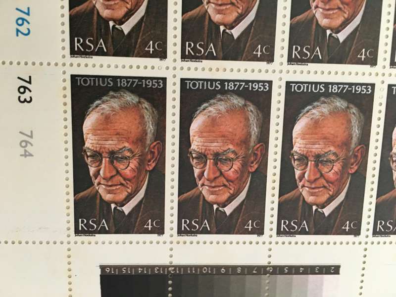 SOUTH AFRICA MINT BLOCK OF STAMPS 1977